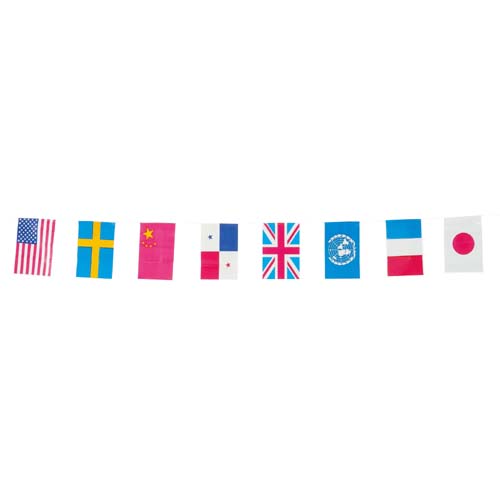 270cm万国旗(7ヶ国及び国連)