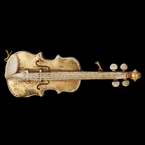 25cmゴールドアンティークバイオリン